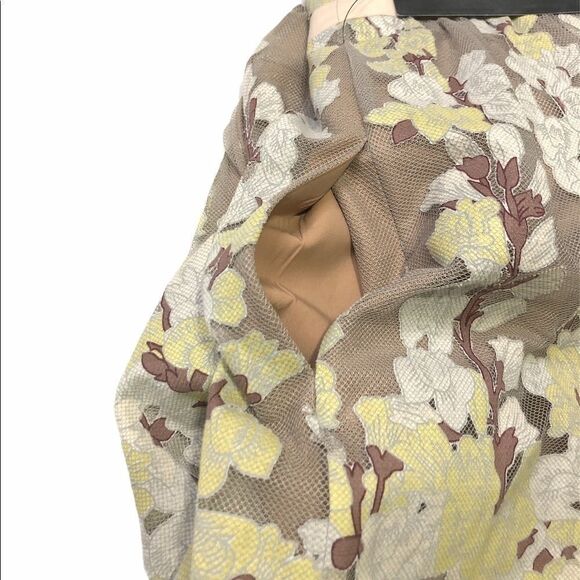 🆕 BcbgMaxazria Cailyn Silver Dove Floral Lace - Picture 11 of 12